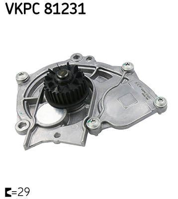 SKF Vízpumpa VKPC81231_SKF